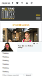 Mobile Screenshot of metrofitness.com